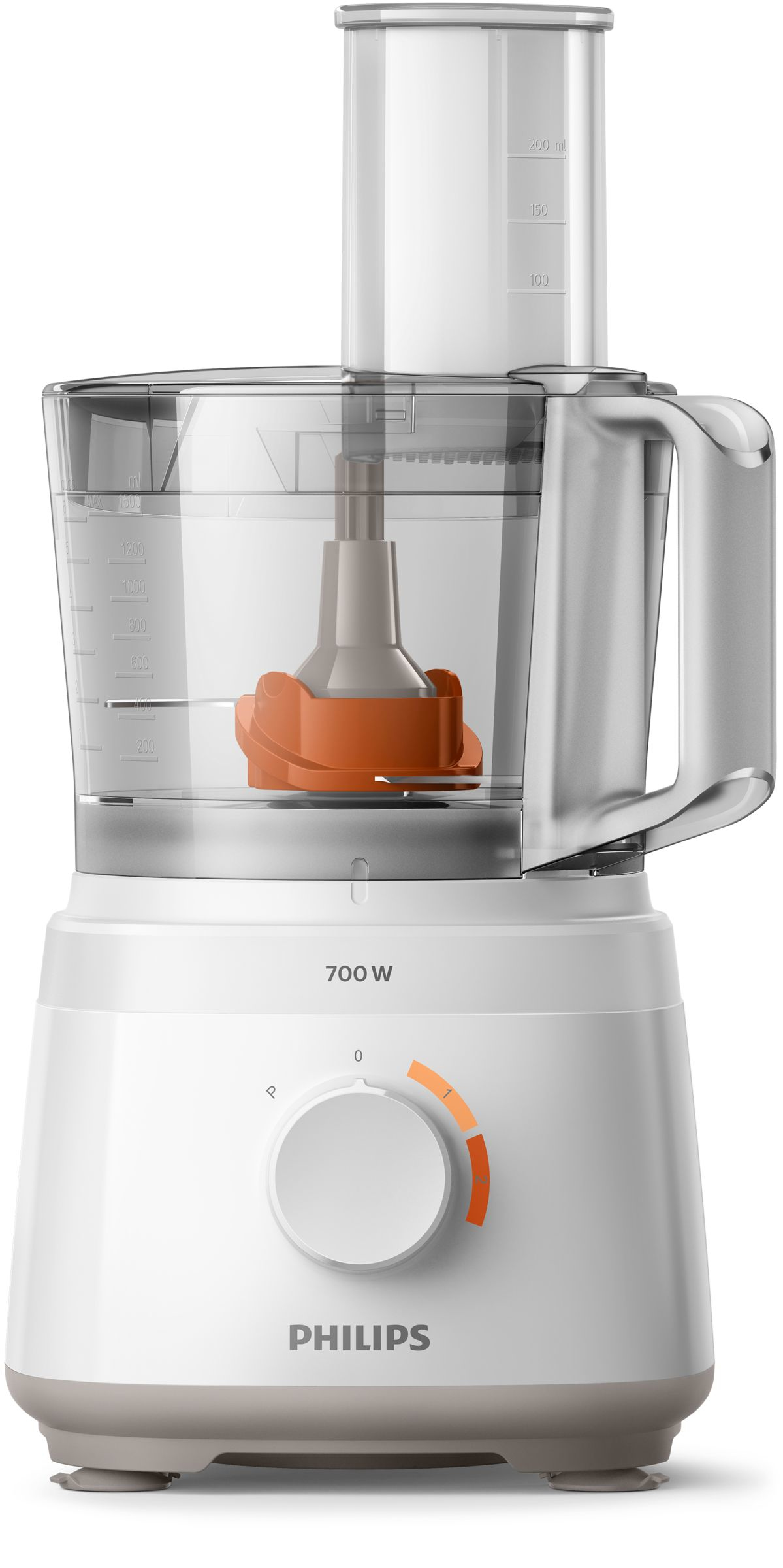 Philips Daily Collection Compact Food Processor HR7320/00 700 W 19 functions 2-in-1 disc In-bowl storage
