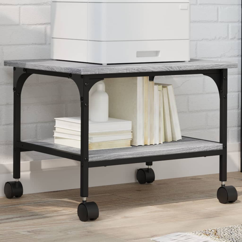 printerialus, 2 tasandit, hall Sonoma, 50x40x38 cm, tehispuit