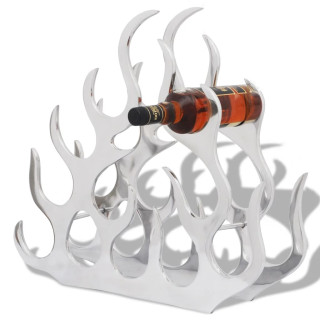 Veiniriiul 11 pudelile, hõbedane, alumiinium