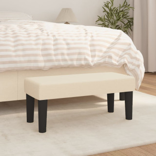 Пуф кремово-розовый, 70x30x30 см, ткань