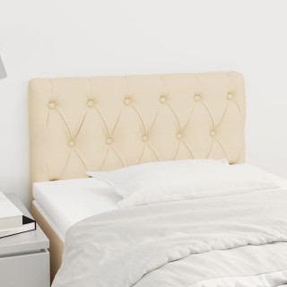изголовье, кремовое, 80x7x78/88 см, ткань