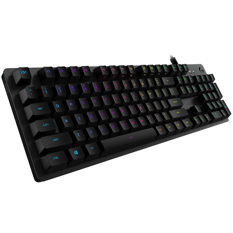 LOGITECH G512 LIGHTSYNC Механическая Игровая Клавиатура - CARBON - US INTL - USB - TACTILE