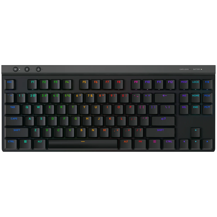 Игровая клавиатура LOGITECH G515 TKL - ЧЕРНАЯ - US INTL - 2.4GHZ/BT - EMEA28i-935 - ТАКТИЛЬНАЯ