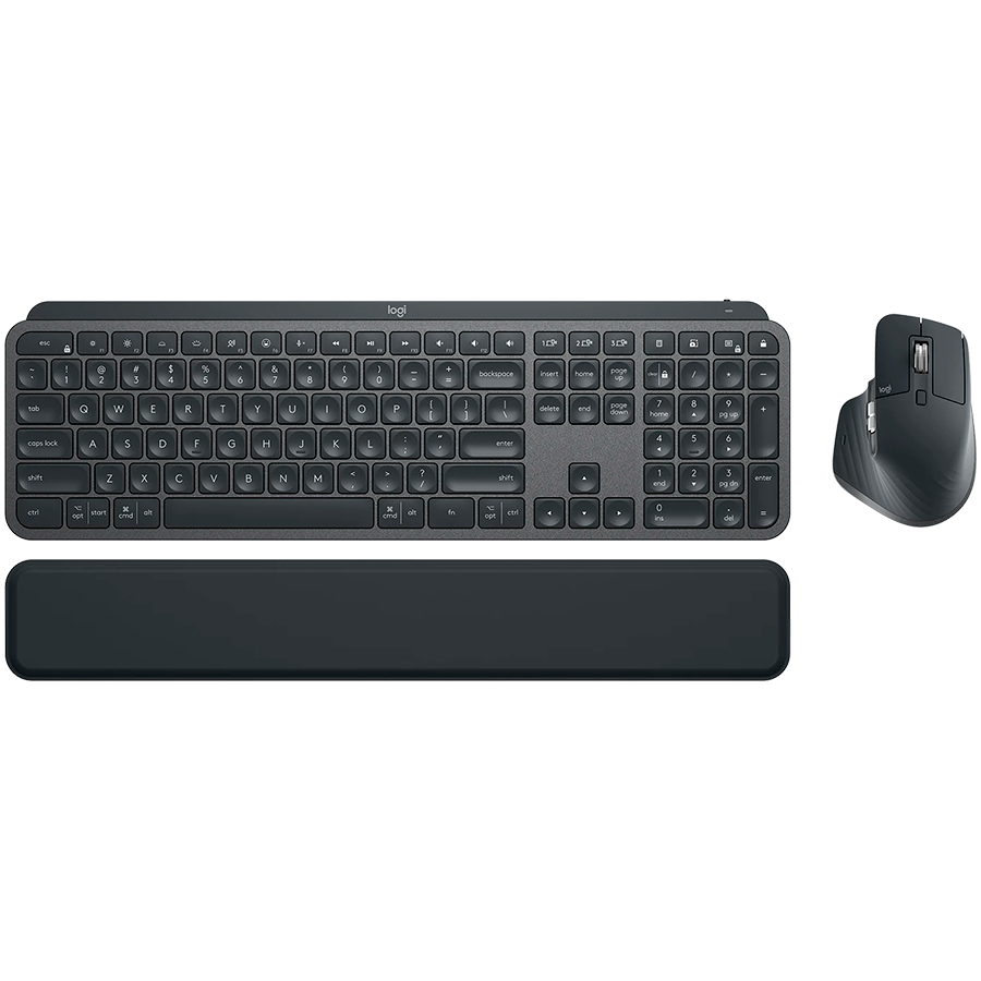 LOGITECH MX Keys Combo Gen 2 - ГРАФИТ - US INTL - B2B