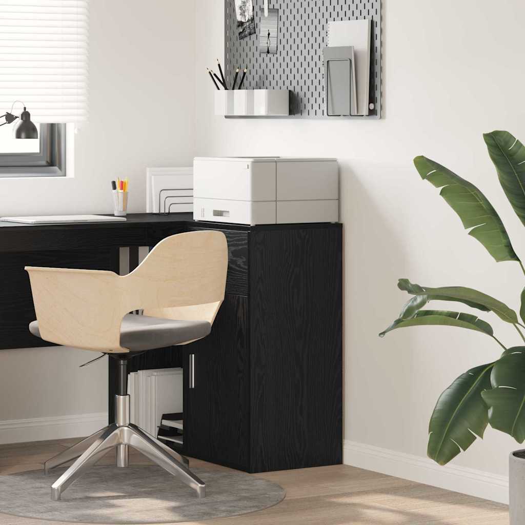 Kõrvalhoone sahtliga Must tamm 38 x 34.5 x 75 cm Tehispuit