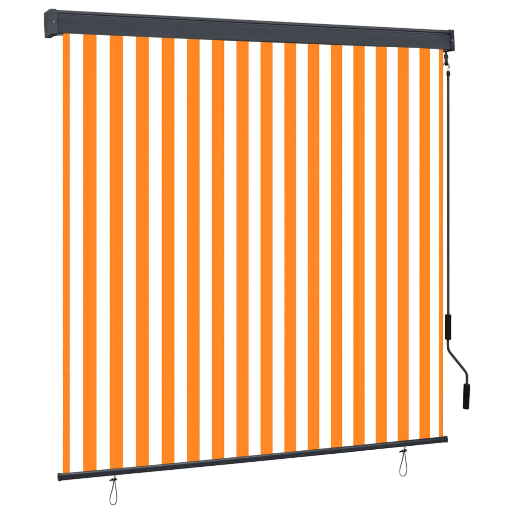 väliruloo 160 x 250 cm, valge ja oranž