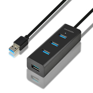 USB 3.0 Хаб с 4 портами и зарядкой AXAGON HUE-S2BL