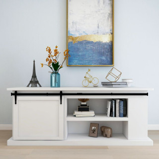 комплект мини-раздвижных дверей, углеродистая сталь, 183 см