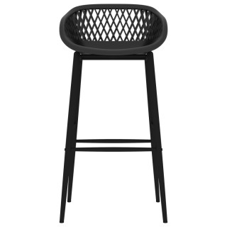 барные стулья 2 шт, черные