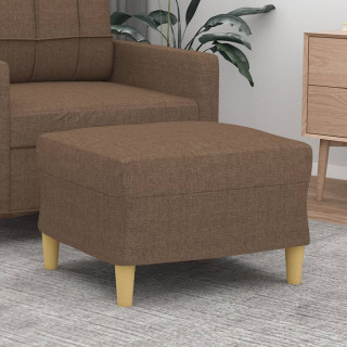 Пуф для ног, розово-коричневый, 60 x 50 x 41 см, ткань