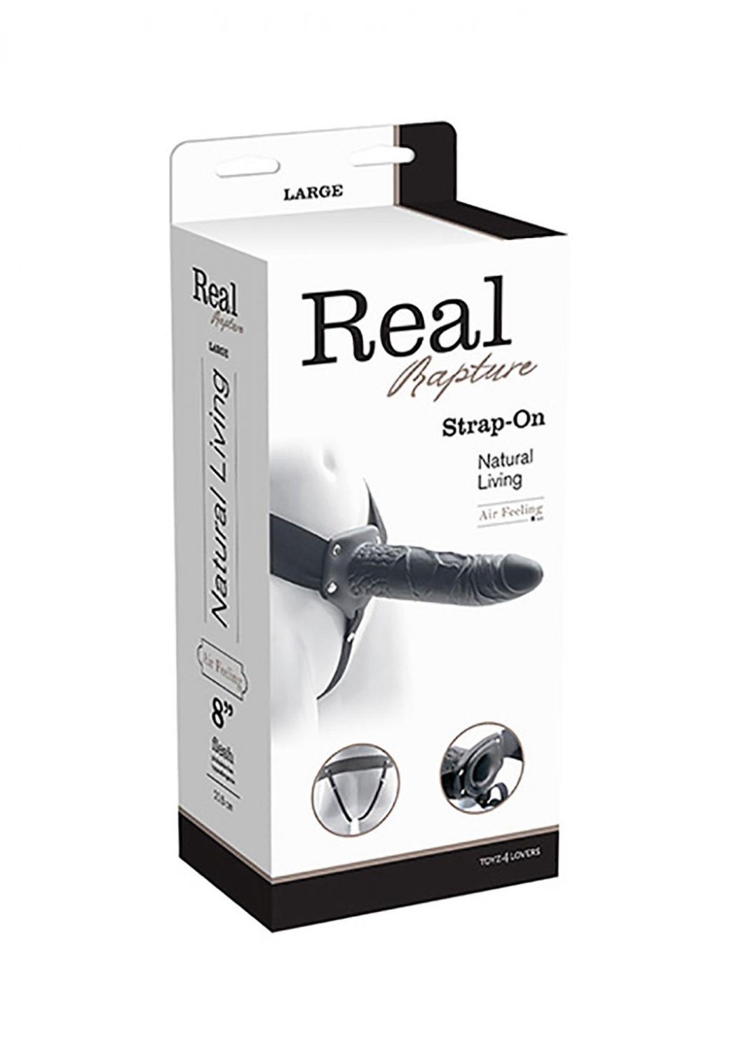 Strap-on protees FALLO STRAP ON CAVO REAL RAPTURE 8 MUST