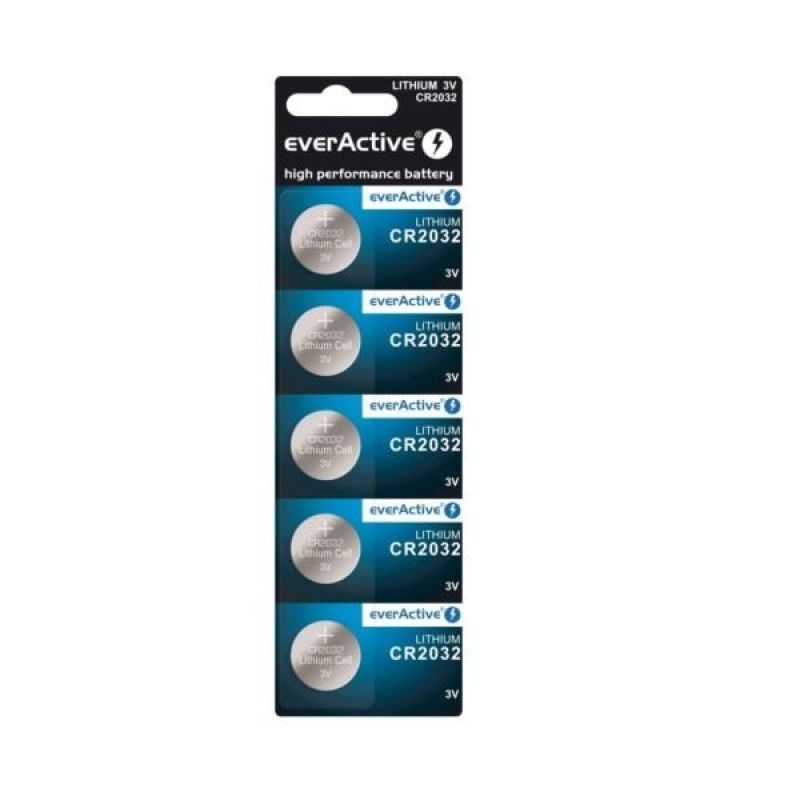 CR2032 everActive battery, pack of 5