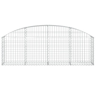 Габион дугообразной формы, 200x30x60/80 см, оцинкованная сталь