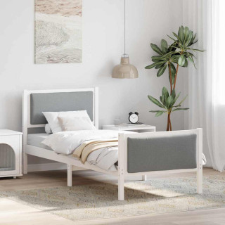 Voodi raam peaga Helehall 80 x 200 cm kangas