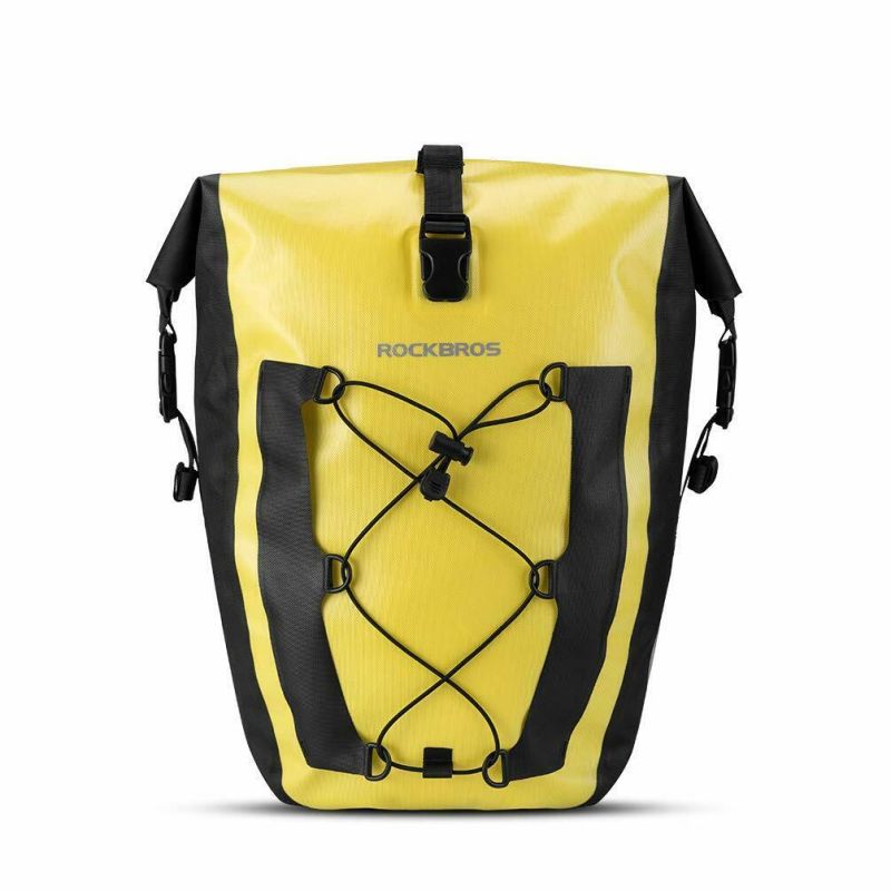 Rockbros yellow bike rack bag