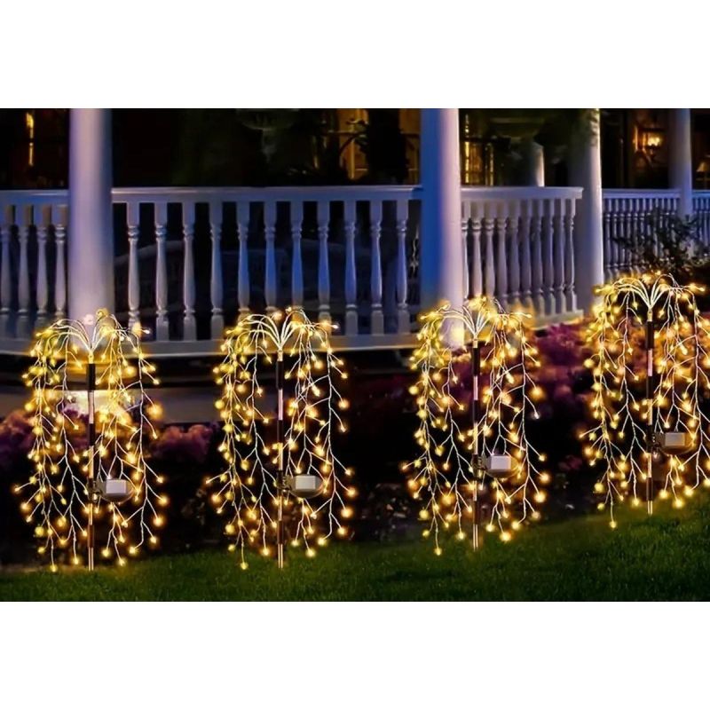 SOLAR LAMP FIREWORKS TREE 72CM 120 LED