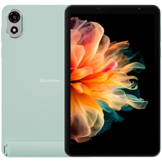 Blackview Zeno 1 LTE 6GB/256GB 8-inch HD IPS 800x1280 90Hz Unisoc T615 Octa-core 1.6GHz 8MP Front/8MP Back Camera Battery 6000mAh No Charger Type-C L1 NetflixHD TUV Android 15 Jungle Green