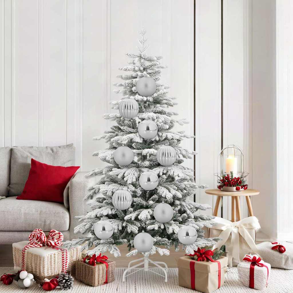 Jõulupallide komplekt 9 pcs Hõbedane