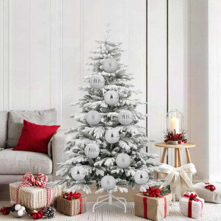 Jõulupallide komplekt 9 pcs Hõbedane