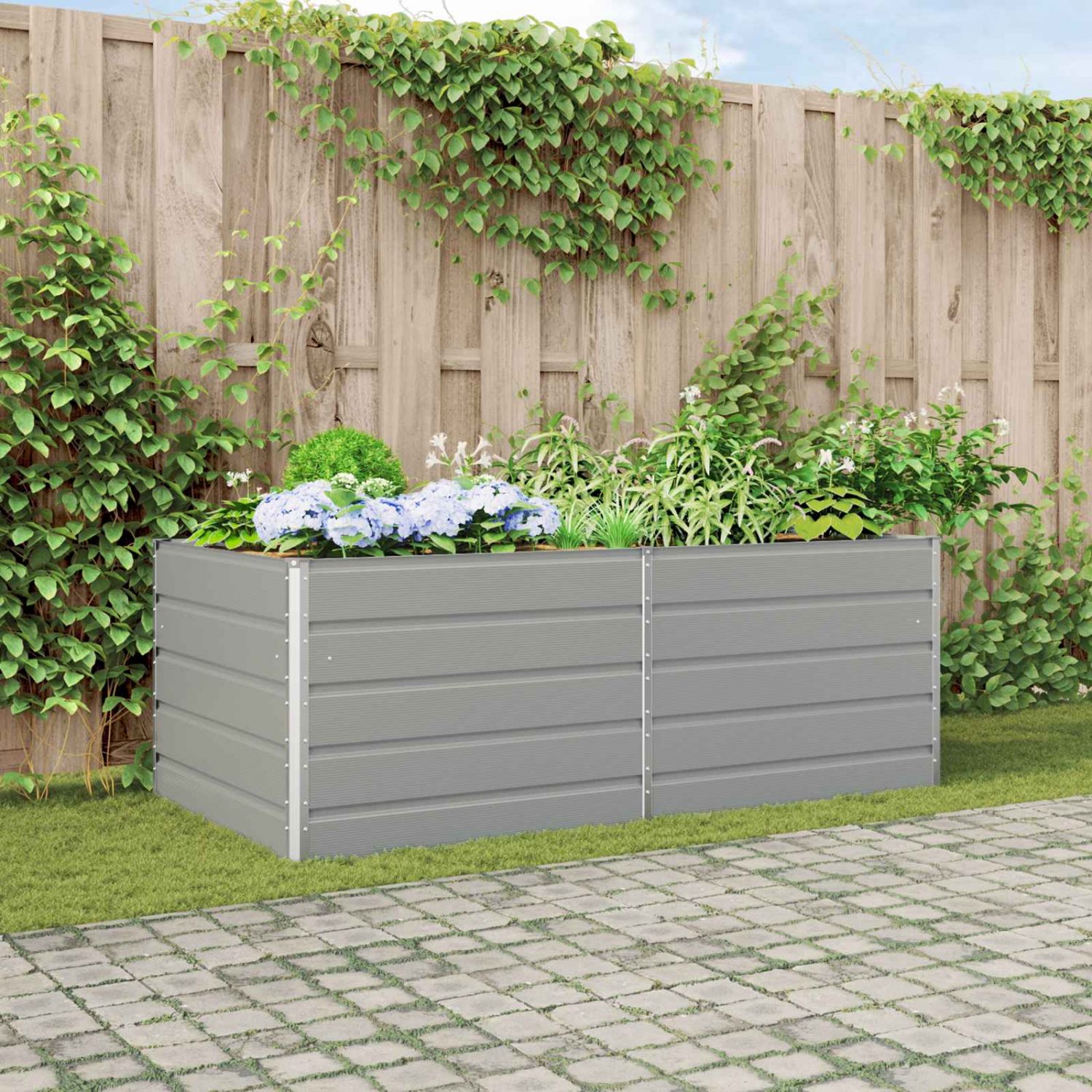 Taimekast Helehall 195 x 100 x 45 cm Tsinkteras