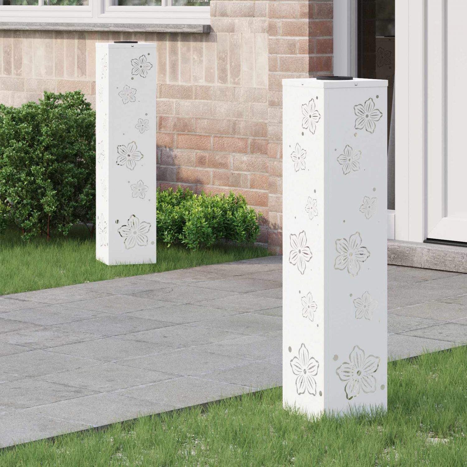 Päikese LED käigutee tuli 2 pcs Valge Külmvaltsitud teras