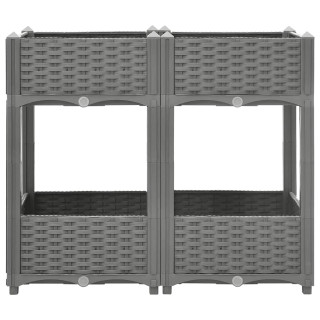 Приподнятая грядка для растений, 80 x 40 x 71 см, полипропилен