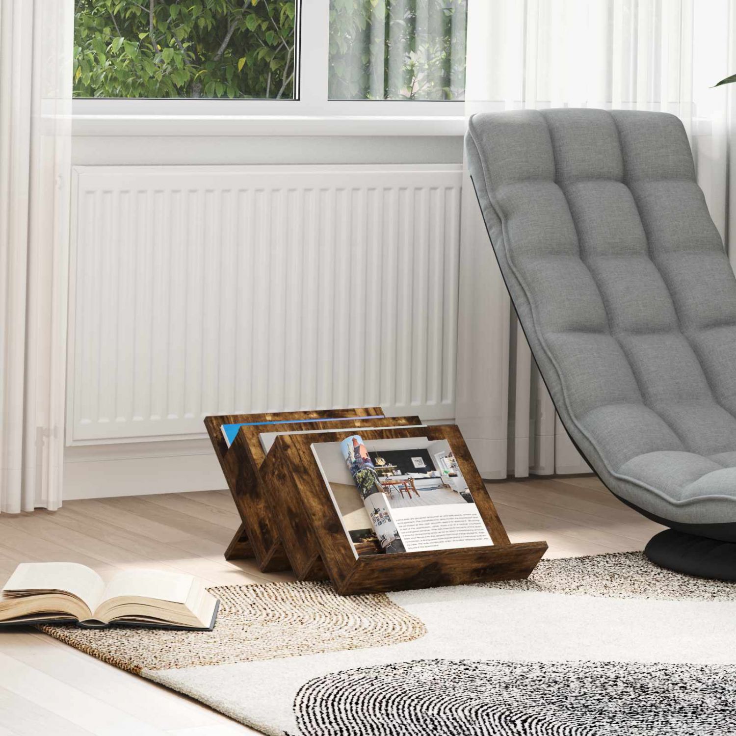 Kõrvalkapp Suitsetatud tamm 57,5 x 40 x 42 cm Tehispuit