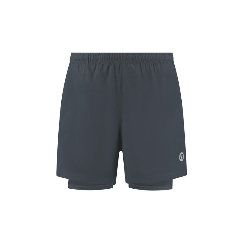 Rogelli ESSENTIAL 2in1 men's shorts gray 2XL