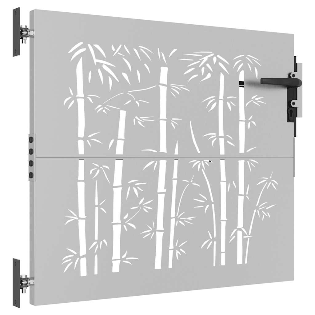 aiavärav, 85 x 75 cm, Corteni teras, bambuse kujundus