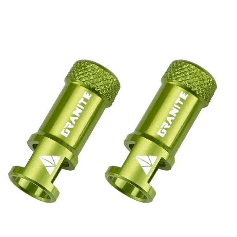 GRANITE valve caps FV JUICY green