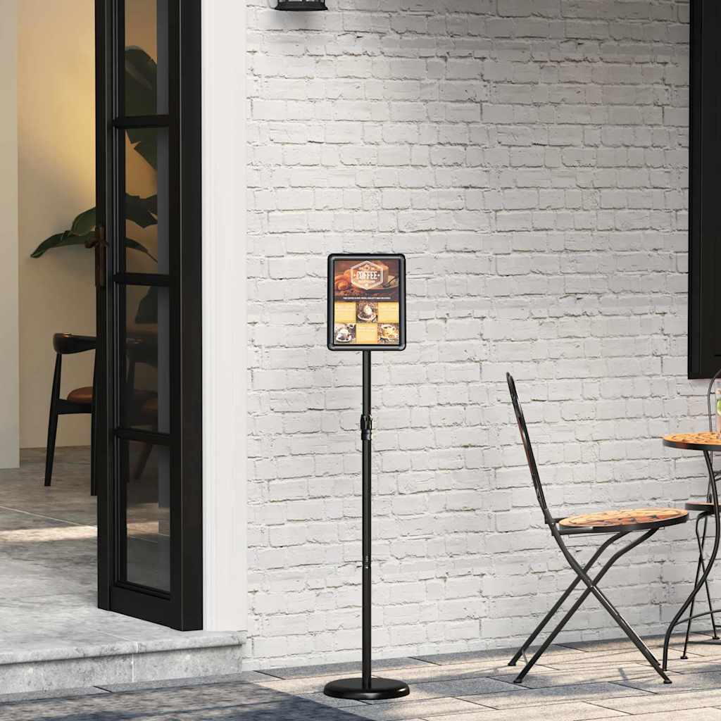 Messinäitus Displays Must 25 x 25 x 125 cm Alumiinium