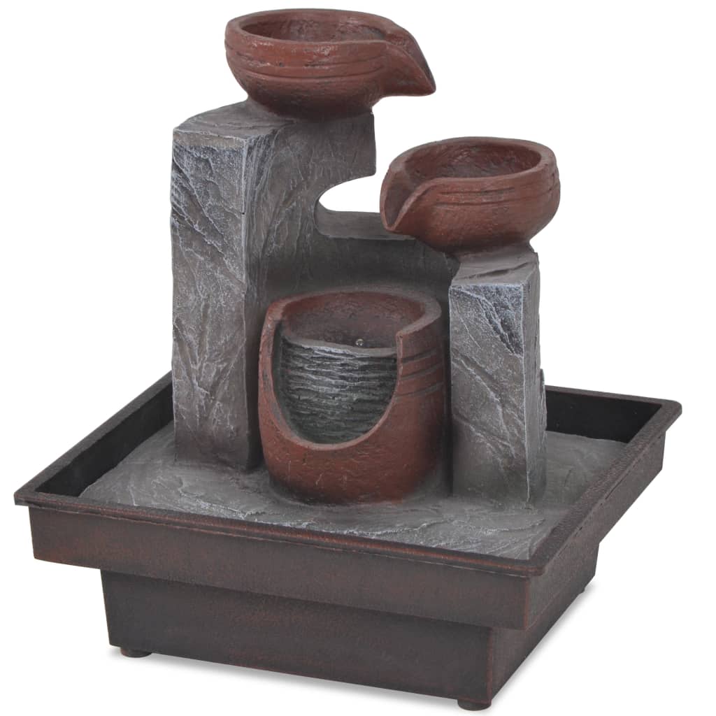 LED-valgustusega lauafontään, polüresiin