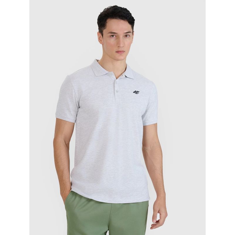 Men's regular polo shirt 4F 4FWMM00TPTSM366-27M
