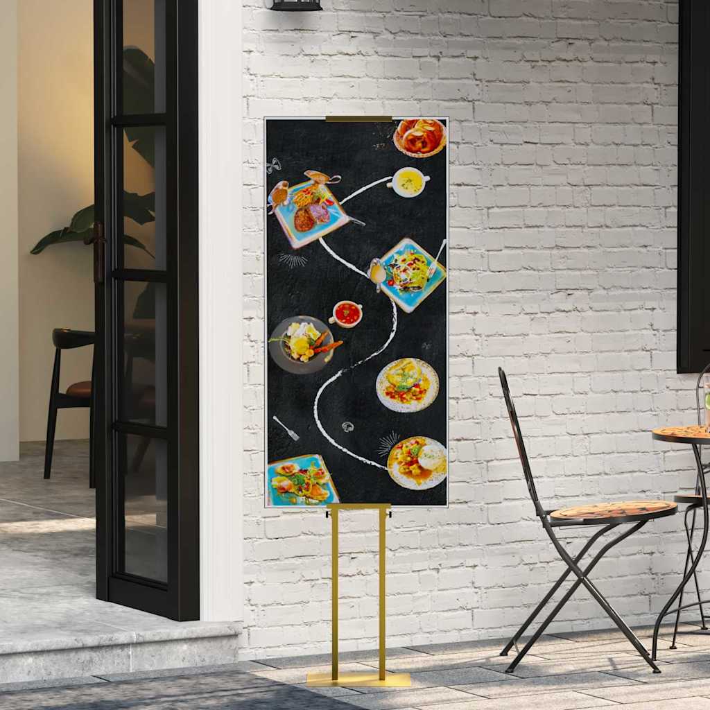 Messinäitus Displays 2 pcs Kuldne 30 x 24 x 208 cm Raud