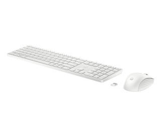 HP 655 Wireless Mouse Keyboard Combo - White - Nordic