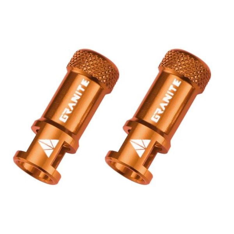 GRANITE valve caps FV JUICY orange