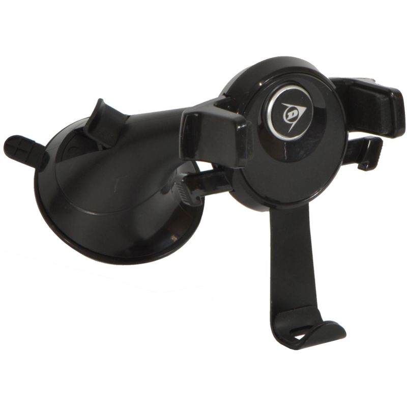 DUNLOP UNIVERSAL CAR PHONE HOLDER, 360-DEGREE ROTATION, SUCTION CUP