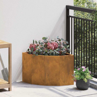 Nurgapott Rooste 45 x 45 x 35 cm Kulunud teras