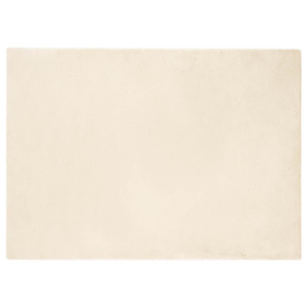 Kunstlik Küüliku Karv Mat cream 240 x 340 cm Polüester