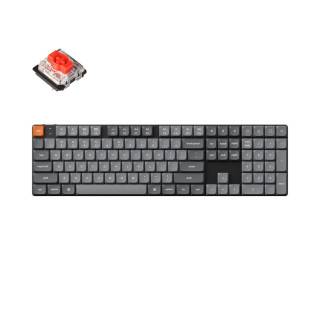 Беспроводная клавиатура Keychron K5 Max RGB - US Layout - Hot-Swappable Low Profile Gateron Red