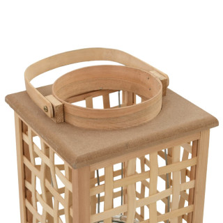 rippuv küünlalatern, bambus, naturaalne