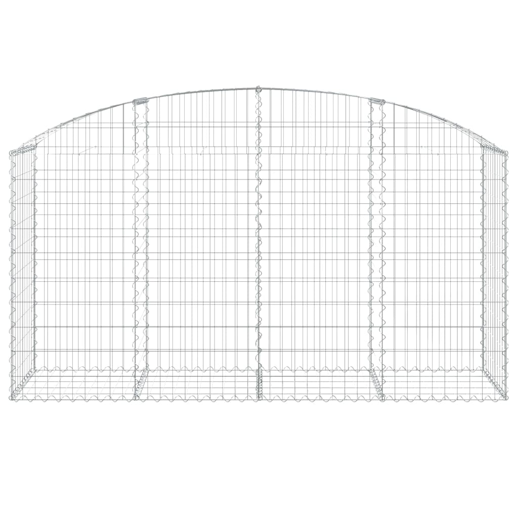 Габион дугообразной формы, 200x50x100/120 см, оцинкованная сталь