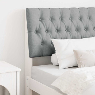 Polsterdatud voodiots Helehall 90 cm Tahke mänd