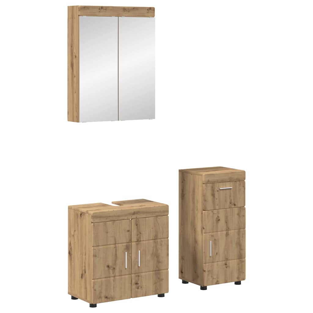 Vannitoa mööbleset sahtliga riiuliga TULUM Käsitööpuu Tehispuit