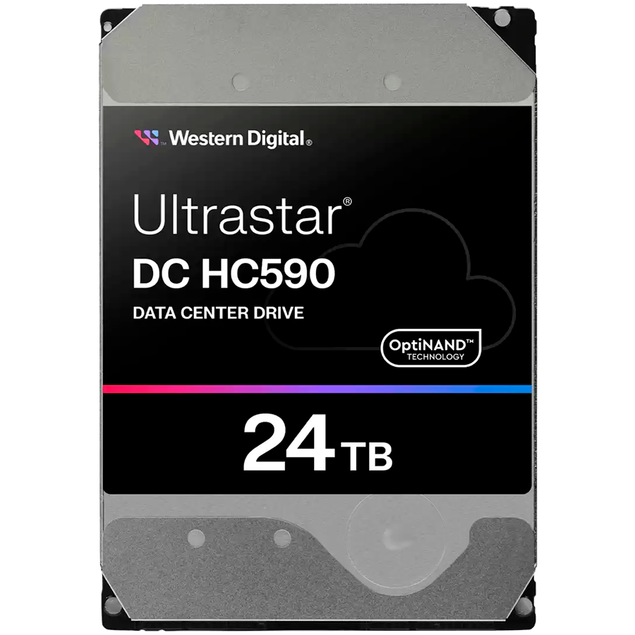 Серверный жесткий диск WD/HGST ULTRASTAR DC HC590 (3.5, 24 ТБ, 512 МБ, 7200 об/мин, SATA 6 Гбит/с, 512E SE NP3)