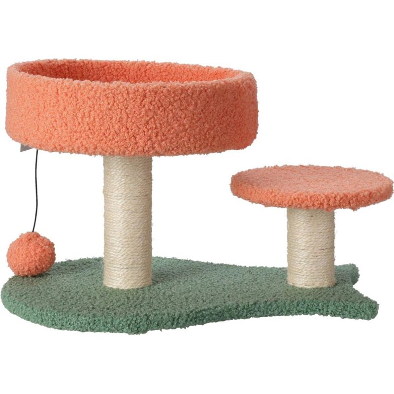 CAT SCRATCHING POSTS TREE BALL ON A STRING 38X26X24CM