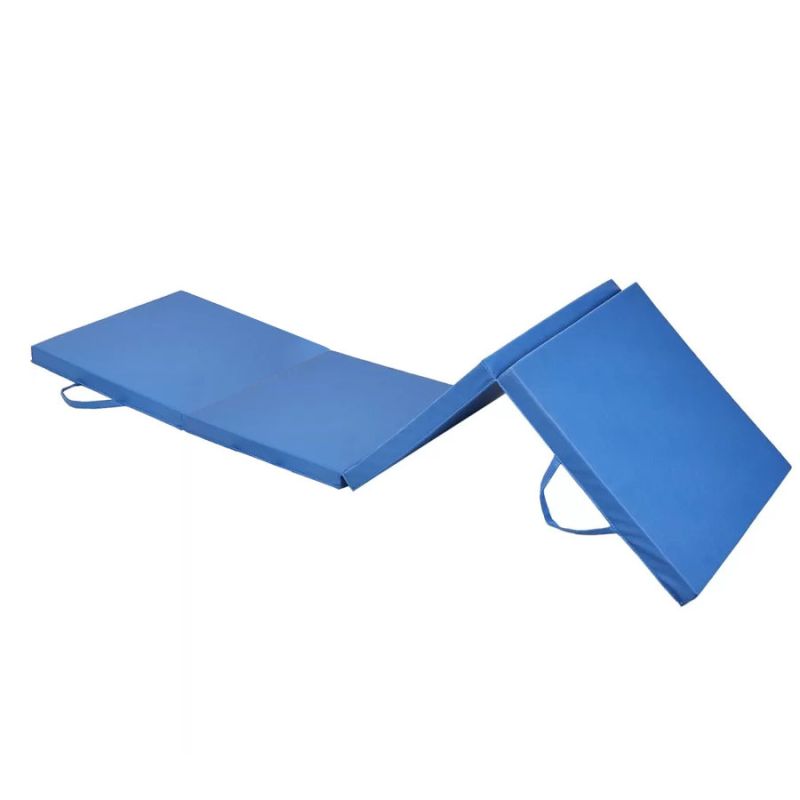 Folding gymnastic mattress