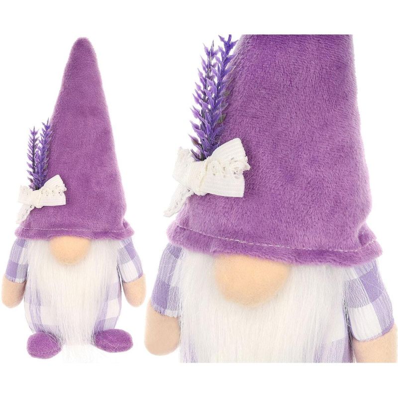 gnome lavender boy 20cm spring decoration