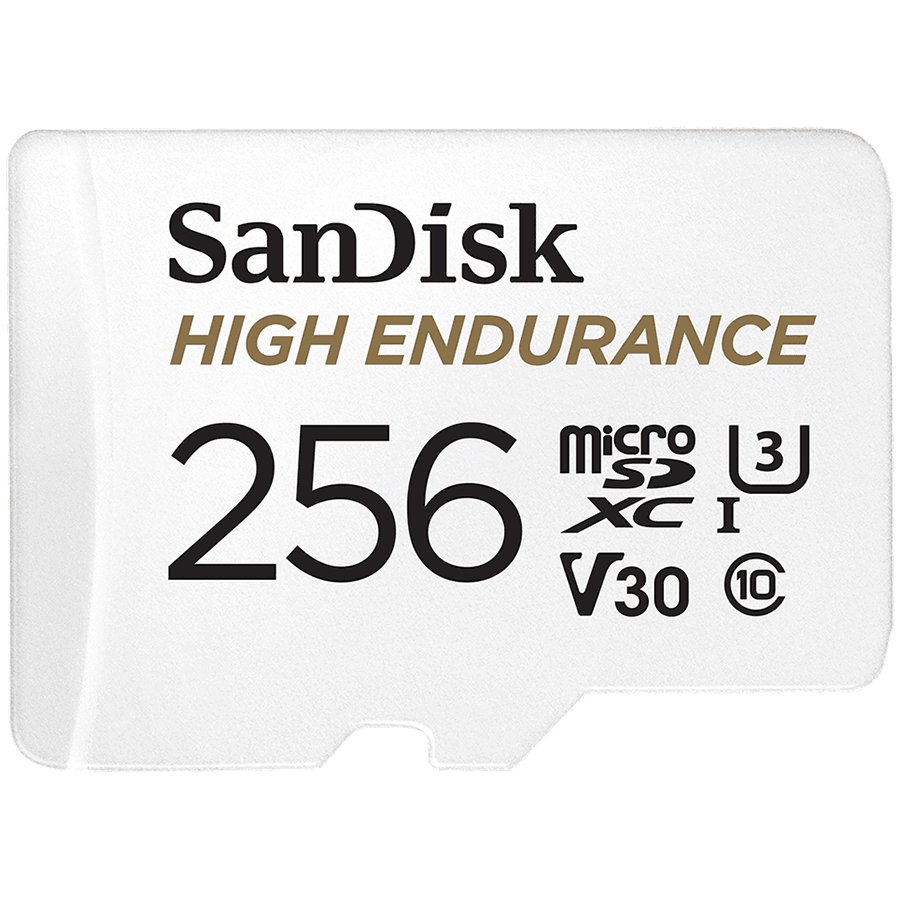 SanDisk MAX ENDURANCE microSDXC 256GB + SD Adapter 120,000 Hours