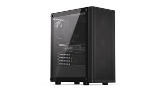Case|ENDORFY|Ventum 200 Air|MicroTower|Case product features Transparent panel|Not included|ATX|MicroATX|MiniITX|Colour Black|EY2A002